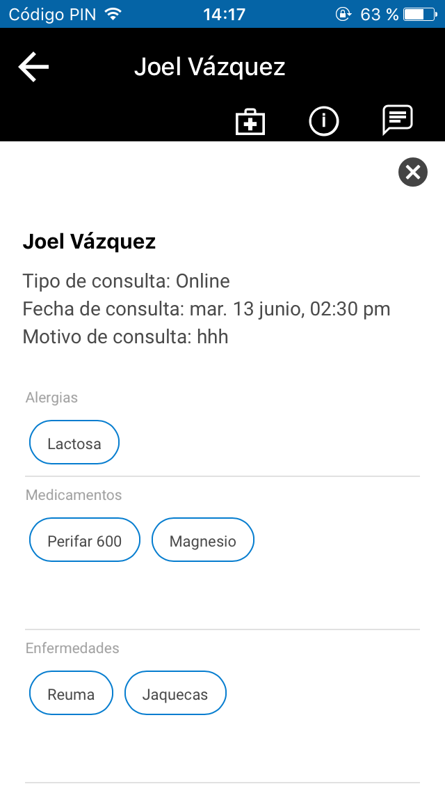 telemedicine mobile app patient