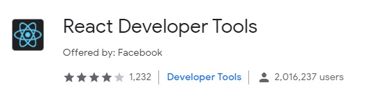 React Developer Tools - Downloaded