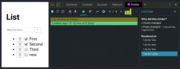 React Native Tools - Profiler