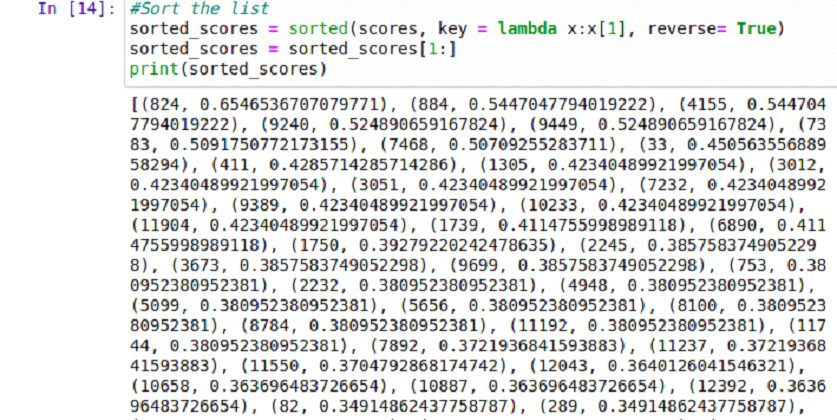 Python Recommendation Systems - asap developers